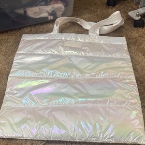 Bath & Body Works Iridescent Tote Bag